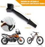 Ziciner 2 PCS Motorcycle Bicycle Chain Brush, Chain & Wheel Cleaning Tool, Crankset Chain & Gears Cleaner, Bicycle Chain Washer for Mountain Bike Motorcycle Chain (Black) - Image 3