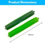 2 Set Replacement Rubber Roller Brushes Compatible for iRobot Roomba e, i & j Series i3 i3+ i6+ i7 i7+ i8+ Plus e5 e6 e7 j7 (7150) j7+ (7550) Multi-Surface Rubber Brush - Image 8