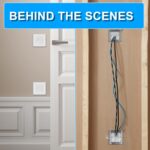 TV Cord Hider for Wall Mounted TV - in Wall Cable Management Kit, Hide TV Cords for Wall Mount TV, Cable Management Kit Hides TV Wires Behind The Wall - White (2 Pack) - Image 8