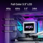ASUS ROG RYUYJIN III 360 ARGB Extreme White Edition All-in-one AIO CPU Liquid Cooler, AMD Ryzen9000 & Intel Core Ultra Ready, Asetek Gen8 V2 Pump, high Airflow & Static Pressure Magnetic Fans - Image 5