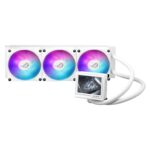 ASUS ROG RYUYJIN III 360 ARGB Extreme White Edition All-in-one AIO CPU Liquid Cooler, AMD Ryzen9000 & Intel Core Ultra Ready, Asetek Gen8 V2 Pump, high Airflow & Static Pressure Magnetic Fans - Image 9