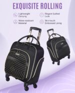 LIGHT FLIGHT Rolling Laptop Bag Rolling Briefcase for Women Computer Bag with Wheels Case for Carry on Travel Work Business - Image 5