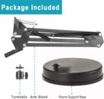 Webcam Stand,Camera Mount 22 Inch Suspension Boom Scissor Arm Stand,for Webcam C925e C922x C922 C930e C930 C920 C615,Hero 8/7/6/5,Ultra/Pro/Pro 2/Pro 3/Brio 4K,DSLR Camera - Image 5
