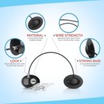 Child Safety Lock for Refrigerator, Cabinet, Drawer, Freezer & Door with 4 Extra Strong Adhesives - Black by HavenHause (Pack of 2) - Image 4