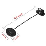 Child Safety Lock for Refrigerator, Cabinet, Drawer, Freezer & Door with 4 Extra Strong Adhesives - Black by HavenHause (Pack of 2) - Image 8