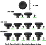 EXknight Controller Freaks for DualSense Edge, Height Adjustable Sticks for PS5 Pro Controller, 1 Low Rise(2 Heights), 1 Mid Rise(4 Heights), 1 High Rise(4 Heights) - Image 3