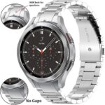 20mm No Gaps Stainless Steel Band Strap,Curved end Metal Bracelet,Men Women Replacement Bands for Samsung Galaxy Watch 5/4 44mm 40mm - Image 3