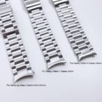20mm No Gaps Stainless Steel Band Strap,Curved end Metal Bracelet,Men Women Replacement Bands for Samsung Galaxy Watch 5/4 44mm 40mm - Image 6