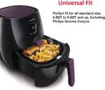 Air Fryer Rack XL Air Fryer Accessories Set of 2, Double Layer Rack with Skewer, Stackable Metal Holder - Image 3