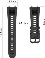 Chofit Wristband Compatible with Amazfit T-Rex 3 Watch Band Silicone Bracelet Quick Release Arm Band Replacement Bands Sport Straps for Amazfit T-Rex 3 Smartwatch - Image 3