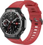 Chofit Wristband Compatible with Amazfit T-Rex 3 Watch Band Silicone Bracelet Quick Release Arm Band Replacement Bands Sport Straps for Amazfit T-Rex 3 Smartwatch - Image 7