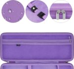 Geekria 75% Keyboard Case, Hard Shell Travel Carrying Bag for Compact 84 Key Computer Mechanical Gaming Keyboard, Compatible with Logitech POP Keys/POP ICON Combo, Nuphy Air75 (Purple) - Image 3