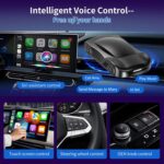 Wireless Carplay & Android Auto Adapter with Netflix YouTube TikTok, CarPlay Wireless Adapter for Cars with OEM Wired CarPlay, CarPlay Ai Box,Plug&Play, MirrorLink, TF Card, Easy Setup - Image 8