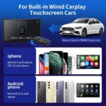 Wireless Carplay & Android Auto Adapter with Netflix YouTube TikTok, CarPlay Wireless Adapter for Cars with OEM Wired CarPlay, CarPlay Ai Box,Plug&Play, MirrorLink, TF Card, Easy Setup - Image 10