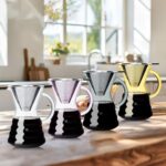 Unbreakable - Pour Over Coffee Maker with Permanent Stainless Filter 32 fl oz, Thickened Heat-Resistant Borosilicate Glass Dripper Coffee Brewer, Stovetop Safe, Pink - Image 7