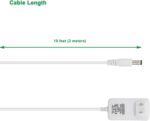 10 FT Extension Power Cord for Philips Hue Bridge 458471 2.0 2.1 1st 2nd Gen CE0979 464479 3241312018A Hub Power Supply Adapter 5V - Image 4