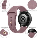 Meliya Bands for Amazfit Active 2/Active/GTR Mini/GTS 2 2e 3 4/GTS 2 4 Mini/Bip 3/3 Pro/Bip U Pro/Bip S Lite Smartwatch, 20mm Soft Silicone Replacement Straps for Women Men - Image 3
