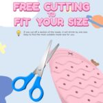 Insoles for Airtag Hidden Holder, Tracker Devise Case for Kids, Comfortable Inserts for Shoes，Pink Rainbow (Pink, 135-150mm Kid 6.5-Kid 8) - Image 4