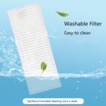 Accessory Set for Yeedi Mop Station Pro Accessories Robot Vacuum Cleaner Replacement Parts with Main Brush * 1,Side Brush * 4, Mop Pads Wipes * 4,Hepa Filters *4 - Image 5
