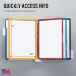 Durable Vario Wall Reference System, 5 Panels, Letter, Asst. Borders And Panels - Image 4