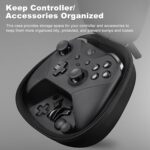 Complete Component Pack for Xbox Elite Controller Series 2 - Accessories Includes 1 Carrying Case, 1 Charging Dock, 1 Charger Cable, 4 Thumbsticks, 4 Paddles and 1 Adjustment Tool(BLACK) - Image 3