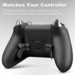 Complete Component Pack for Xbox Elite Controller Series 2 - Accessories Includes 1 Carrying Case, 1 Charging Dock, 1 Charger Cable, 4 Thumbsticks, 4 Paddles and 1 Adjustment Tool(BLACK) - Image 5