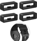 4/6 Pack Fastener Rings for Garmin Forerunner 645 245 165 158 55 45 Watch Bands, 20mm Silicone Replacement Watch Band Loop/Holder/Retainer/Clips - Image 7