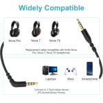 3.5mm TRS to TRRRS Audio Cable Replacement Headphone Aux Cord Compatible with SteelSeries Arctis Nova Pro, Nova 7, Nova 7X, Nova 1, Nova 1P, Nova 1X Headset - Image 4