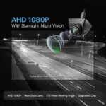 AHD 1080P Backup Camera, Universal Flush Mount Reverse Rear Front Side View Camera for Cars Pickup SUVs RVs Vans TTXSCAM-E03, Works with Monitors Supports AHD 1080P 25HZ/PAL Video Signal - Image 4