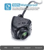 AHD 1080P Backup Camera, Universal Flush Mount Reverse Rear Front Side View Camera for Cars Pickup SUVs RVs Vans TTXSCAM-E03, Works with Monitors Supports AHD 1080P 25HZ/PAL Video Signal - Image 5