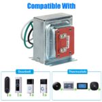 24V 40VA Thermostat and Doorbell Transformer, Power Transformer Compatible with Nest, and Honeywell, and Ecobee and Sensi Thermostat, Nest Hello and All Versions of Doorbells - Image 3