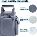 Waterproof Travel Bag Compatible with Anker SOLIX C300 Portable Power Station, Outdoor 288Wh LiFePO4 Battery，Power Bank Station Storage Case Cover with Two Pockets and Adjustable Strap - Image 5