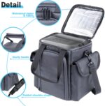 Waterproof Travel Bag Compatible with Anker SOLIX C300 Portable Power Station, Outdoor 288Wh LiFePO4 Battery，Power Bank Station Storage Case Cover with Two Pockets and Adjustable Strap - Image 7