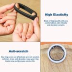 3 Pack Silicone Smart Ring Cover Compatible with Oura Gen 4/Gen 3, Anti-Scratch Elastic Silicone Case Protector for Men Women Working Out Gym - Image 4