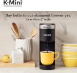 Keurig K-Mini Single-Serve K-Cup Coffee Maker, Black and Keurig Standalone Milk Frother, Black - Image 4