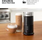 Keurig K-Mini Single-Serve K-Cup Coffee Maker, Black and Keurig Standalone Milk Frother, Black - Image 6