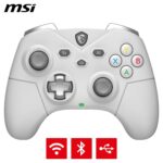 MSI FORCE GC300 WIRELESS WHITE PC Gamepad Controller - 2.4 GHz, Bluetooth, USB Type-C to A - Wired/Wireless, 600mAh Li-ion Battery (20h), Interchangeable D-Pad Covers, Dual Vibration Motors - Image 3