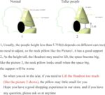 Car Neck Pillows Both Side Pu Leather 2pieces Pack Headrest Fit for Most Cars Filled Fiber Universal Car Pillow (Black) - Image 5