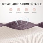 Braided Elastic Band Compatible for Fitbit Versa 4/3, Sense/Sense 2 - Soft Stretchy Wrist Strap for Men and Women - Smart Watch Band Accessory - Image 4