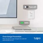 TP-Link Tapo Smart Plug P210M, Wi-Fi in-Wall Outlet, Matter Compatible, Energy Monitoring, 15A/1800W Max, Works with Alexa, Apple Home, Google Home, SmartThings, Voice/Remote Control, ETL Certified - Image 4