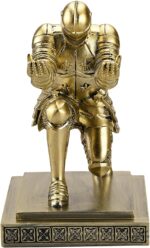 Knight Pen Holder Desk Organizers and Accessories Desk Decor Resin Pen Holder as Gift with a Cool Pen for Office and Home (Copper) - Image 7