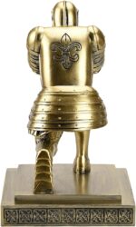 Knight Pen Holder Desk Organizers and Accessories Desk Decor Resin Pen Holder as Gift with a Cool Pen for Office and Home (Copper) - Image 8