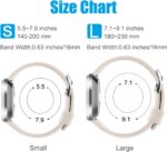 Slim Bands for Fitbit Versa 2 Bands Women Men, Soft Silicone Waterproof Watch Strap Wristband Replacement for Fitbit Versa/Lite/SE Smartwatch, 5 Pack - Image 3
