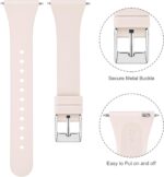 Slim Bands for Fitbit Versa 2 Bands Women Men, Soft Silicone Waterproof Watch Strap Wristband Replacement for Fitbit Versa/Lite/SE Smartwatch, 5 Pack - Image 4