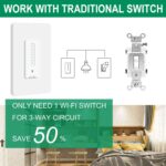 3 Way Smart Dimmer Switch by Martin Jerry | Touch Trailing Edge 4 Way Smart Dimmer Switch, SmartLife App, Compatible with Alexa as WiFi Light Switch Dimmer, Works with Google Home - Image 3