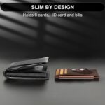 Hawanik Slim Minimalist Front Pocket Air Tag Wallet, RFID Blocking Card Holder Wallet with Airtag Holder - Image 7