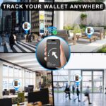 Hawanik Slim Minimalist Front Pocket Air Tag Wallet, RFID Blocking Card Holder Wallet with Airtag Holder - Image 8