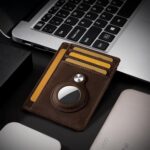 Hawanik Slim Minimalist Front Pocket Air Tag Wallet, RFID Blocking Card Holder Wallet with Airtag Holder - Image 9