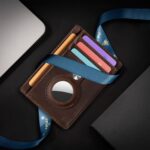 Hawanik Slim Minimalist Front Pocket Air Tag Wallet, RFID Blocking Card Holder Wallet with Airtag Holder - Image 10