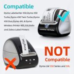 Kingtac(3600 Pcs/12 Rolls) Dymo 30256 Labels,2-5/16" x 4"(59 mm x 101 mm) Direct Thermal Labels Shipping Replacement Stickers Compatible for DYMO LabelWriter Printer (NOT for Dymo 550 & 5XL) - Image 4